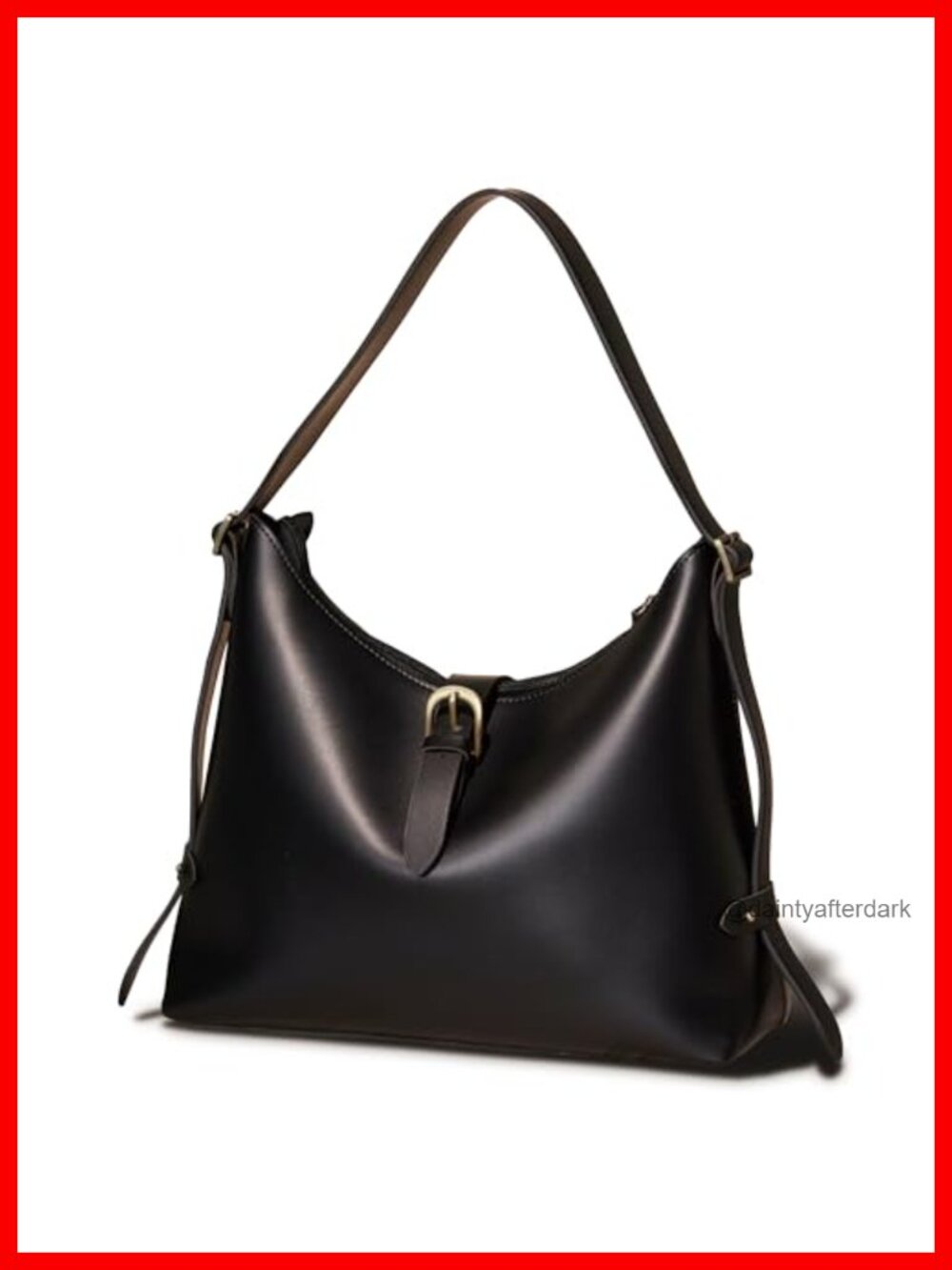 Vegan Leather Hobo Bag Medium Shoulder Crossbody Satchel Purse